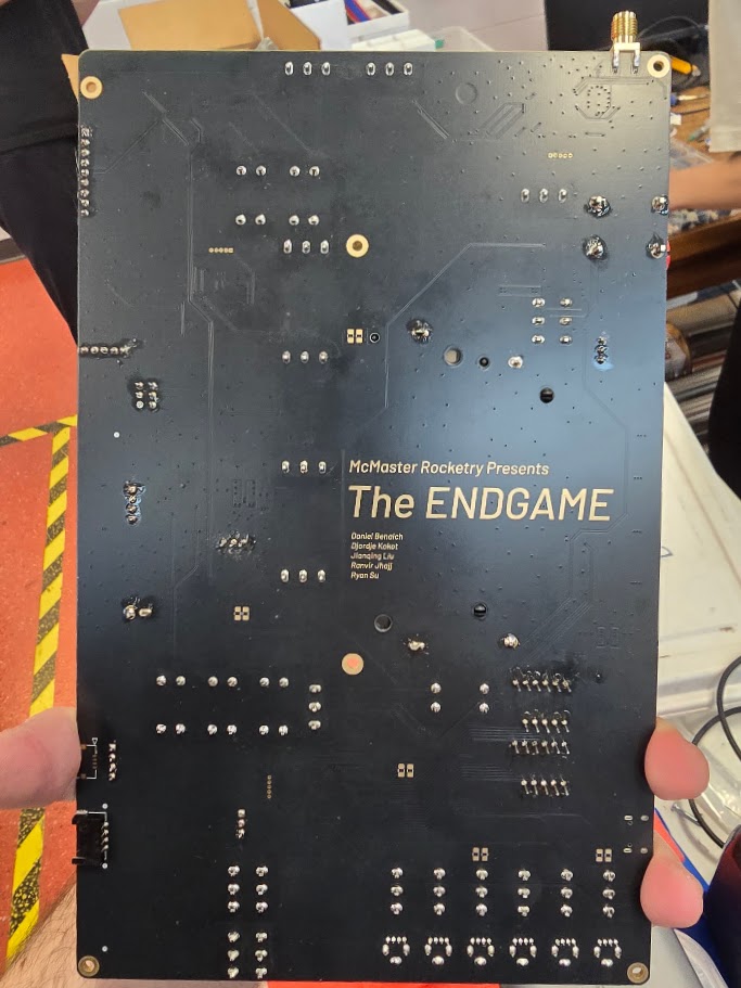 Backside of The Endgame board